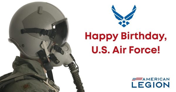 Happy birthday, U.S. Air Force! Fly high today, Airmen!
