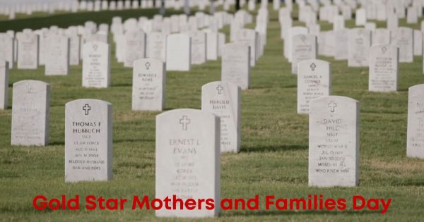 Today, especially, we remember the families who sacrificed so much for our country.